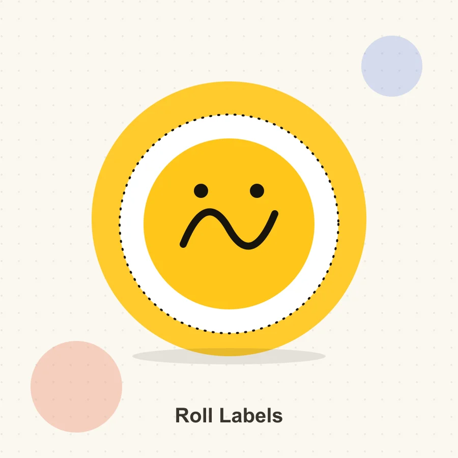 Product Labels on Rolls